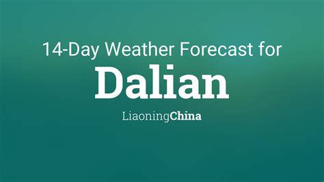 weather forecast for dalian china